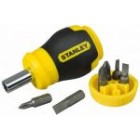 Отвертка "Stanley® Multibit Stubby" в комплекте с 6-тью вставками STANLEY 0-66-357