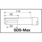 Долото остроконечное SDS-Max MILWAUKEE 4932343734