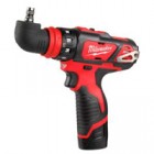 Шуруповерт со сменным патроном MILWAUKEE M12 BDDXKIT-202C 4933447836