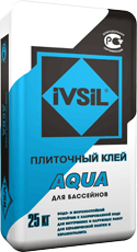 Плиточный клей для бассейнов IVSIL AQUA ИВСИЛ АКВА