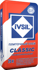 Плиточный клей усиленный IVSIL CLASSIC ИВСИЛ КЛАССИК