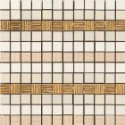 Limited Edition LTW433 Mosaico Onda 2,5x2,5 Beige Oro 30x30