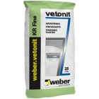 Шпатлевка Vetonit Weber KR Fine 25кг